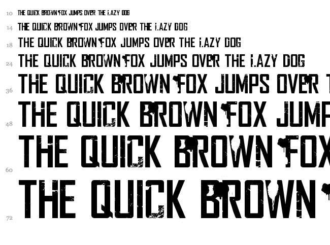 Rocketship Town font waterfall